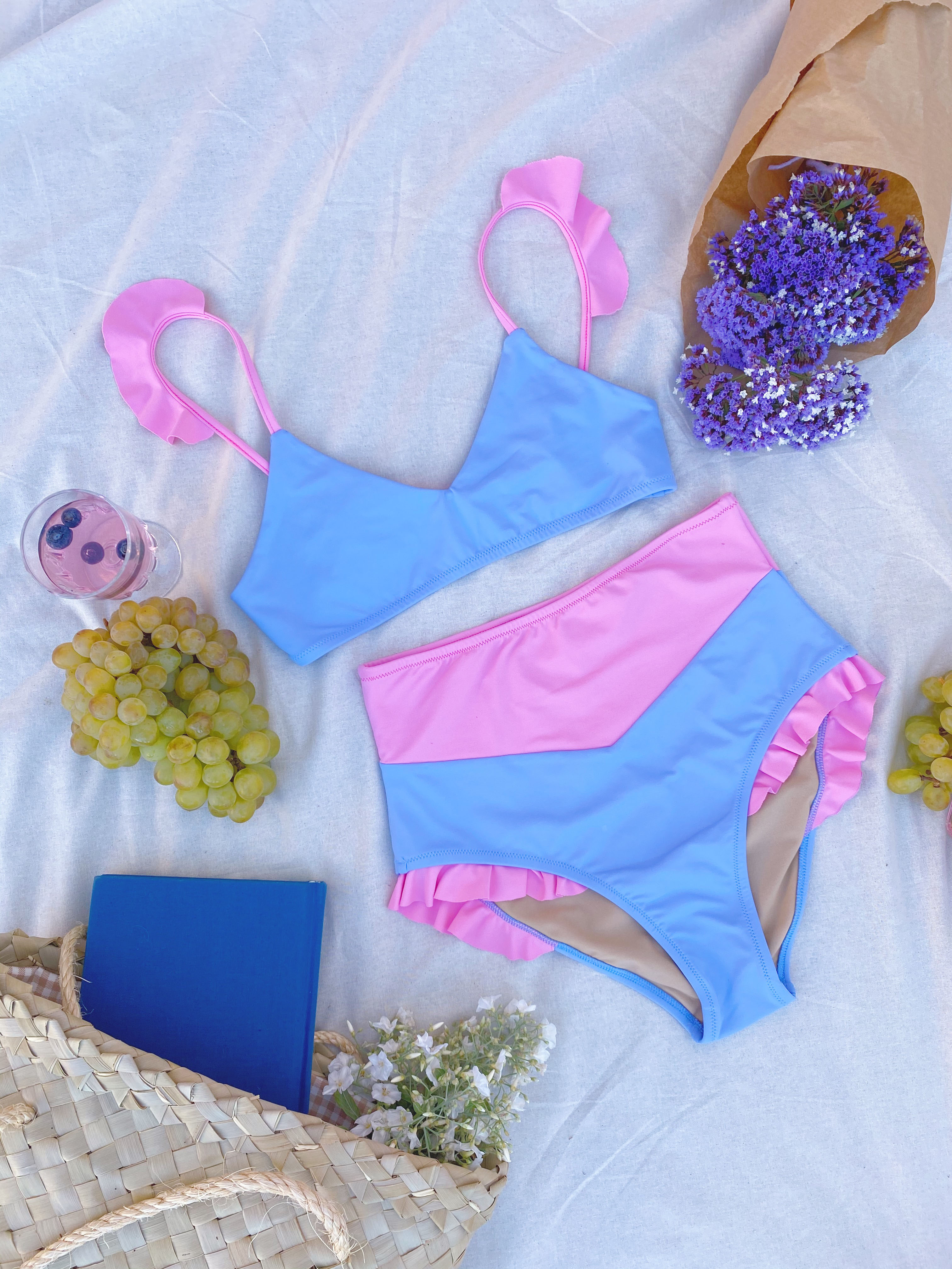 Bikini girasol azul